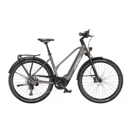 KTM Macina Gran 810 Machine Grey Silver+Blk női túratrekking e-bike
