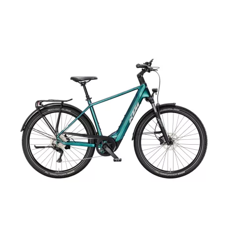 KTM Macina Gran 820 Green Purple Flip túratrekking e-bike