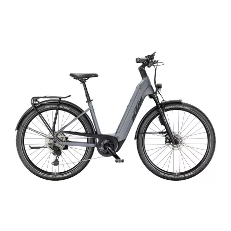 KTM Macina Gran 810 ABS 29 Flaming Grey Blk+Orange túratrekking e-bike - Easy Entry