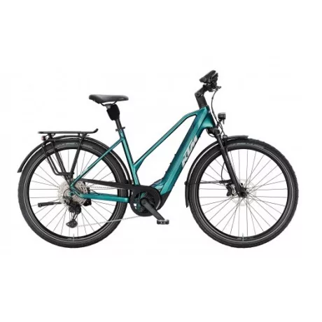 KTM Macina Style 810 Green Purple Flip női túratrekking e-bike