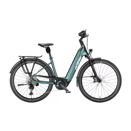 KTM Macina Style 810 Green Purple Flip túratrekking e-bike - Easy Entry