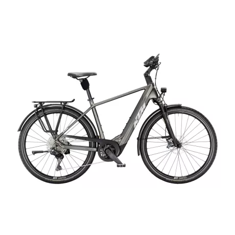 KTM Macina Style 810 Di2 Machine Grey Silver+Blk túratrekking e-bike