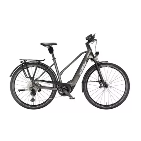 KTM Macina Style 810 Di2 Machine Grey Silver+Blk női túratrekking e-bike