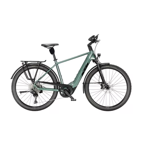 KTM Macina Style 820 Di2 Oxygen Green Black+Orange túratrekking e-bike