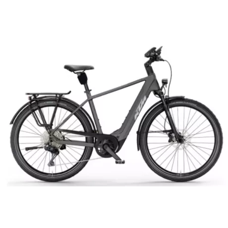 KTM Macina Style 820 Di2 Machine Grey Silver+Blk túratrekking e-bike