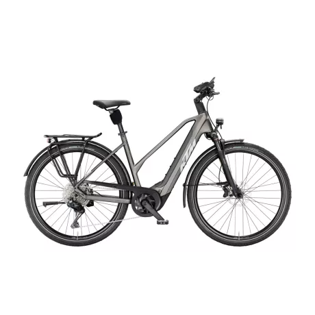 KTM Macina Style 820 Di2 Machine Grey Silver+Blk női túratrekking e-bike