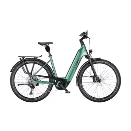 KTM Macina Style 820 Di2 Oxygen Green Black+Orange túratrekking e-bike - Easy Entry