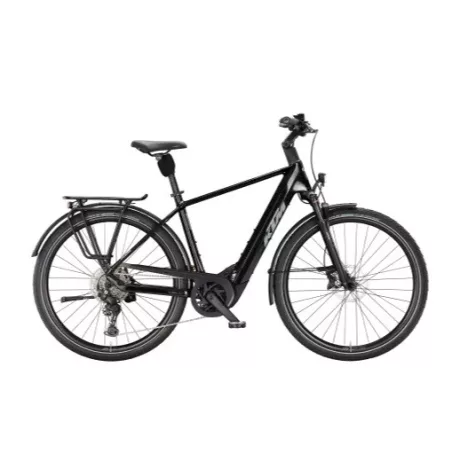 KTM Macina Style 830 Diamond Black Grey+Orange túratrekking e-bike