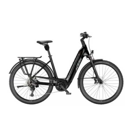 KTM Macina Style 830 Diamond Black Grey+Orange túratrekking e-bike - Easy Entry