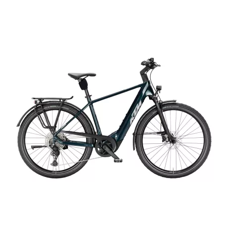 KTM Macina Tour PX 810 Dark Sea Grey+Blue túratrekking e-bike