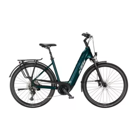 KTM Macina Tour PX 810 Dark Sea Grey+Blue túratrekking e-bike - Easy Entry