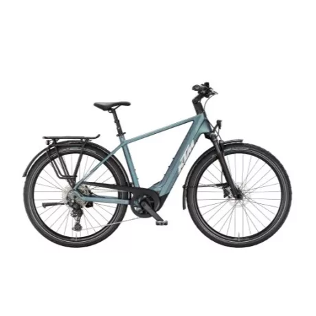 KTM Macina Tour PX 610 Bright Teal Grey+White túratrekking e-bike