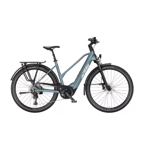 KTM Macina Tour PX 610 Bright Teal Grey+White női túratrekking e-bike
