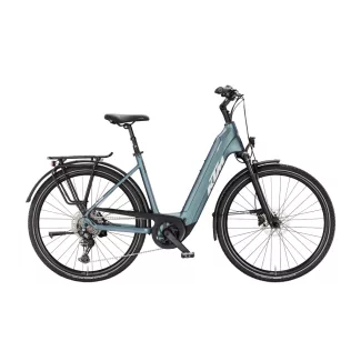   KTM Macina Tour PX 610 Bright Teal Grey+White túratrekking e-bike - Easy Entry