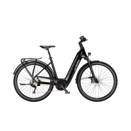 KTM Macina Tour CX 830 Diamond Black Grey+Orange túratrekking e-bike - Easy Entry