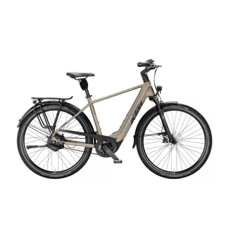 KTM Macina City 810 Belt Olive Pearl Blk+Orange city e-bike