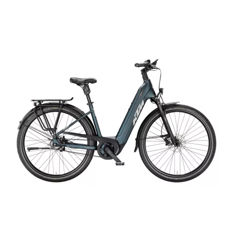 KTM Macina City 820 XL Belt Dark Sea Grey+Orange city e-bike - Easy Entry