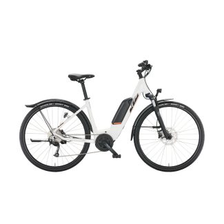   KTM Macina Cross Street P510 White cross trekking e-bike - Easy Entry