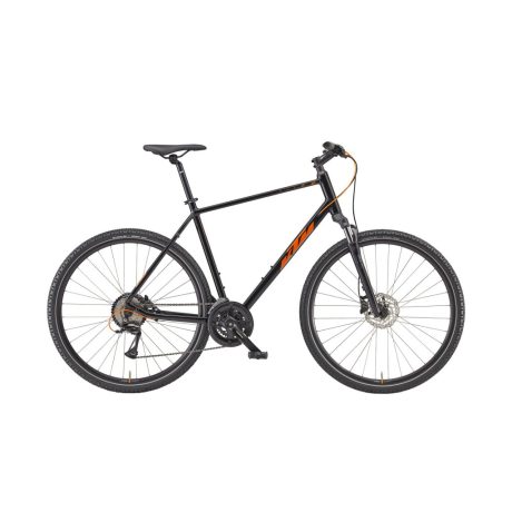KTM X-LIFE TRACK BLACK (ORANGE+SILVER) Női Cross Trekking kerékpár