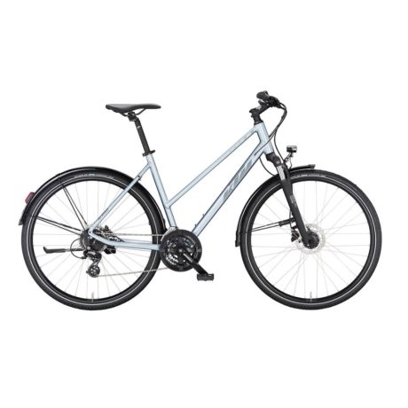 KTM X-LIFE TRACK STREET AZZURRO SILVER női cross trekking kerékpár