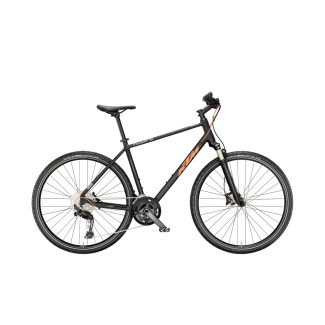   KTM X-LIFE 1964 CROSS BLACK MATT (ORANGE) Cross Trekking kerékpár
