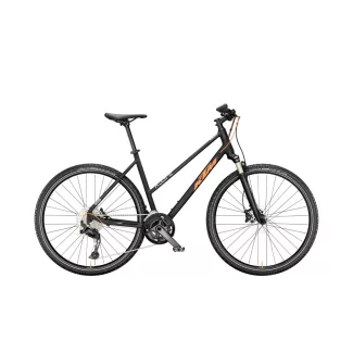   KTM X-LIFE 1964 Női Cross BLACK MATT (ORANGE) Női Cross Trekking kerékpár