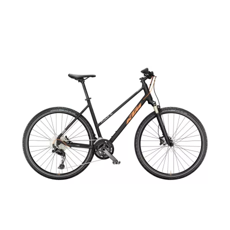 KTM X-LIFE 1964 Női Cross BLACK MATT (ORANGE) Női Cross Trekking kerékpár