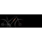 KTM X-LIFE 1964 Női Cross BLACK MATT (ORANGE) Női Cross Trekking kerékpár
