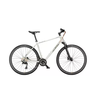   KTM X-LIFE ACTION DEW SILVER MATT (GREY+ORANGE) Cross Trekking kerékpár