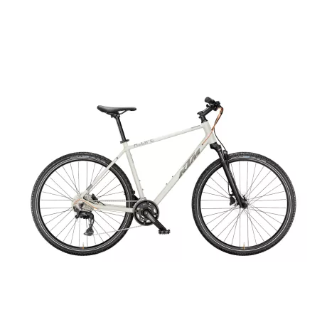 KTM X-LIFE ACTION DEW SILVER MATT (GREY+ORANGE) Cross Trekking kerékpár
