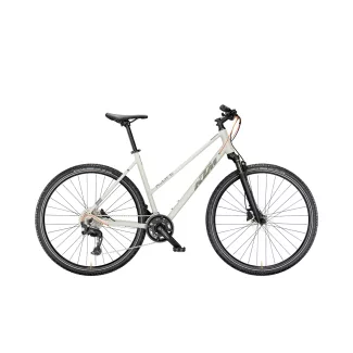   KTM X-LIFE ACTION DEW SILVER MATT (GREY+ORANGE) Női Cross Trekking kerékpár