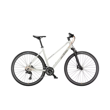 KTM X-LIFE ACTION DEW SILVER MATT (GREY+ORANGE) Női Cross Trekking kerékpár
