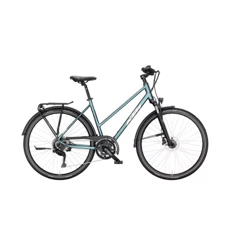 KTM LIFE SPACE GREEN PURPLE FLIP MT (SLV+BLU) Alacsony átlépésű Túratrekking kerékpár