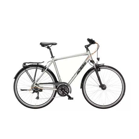 KTM LIFE JOY CORE GREY (BLACK+ORANGE) Túratrekking kerékpár