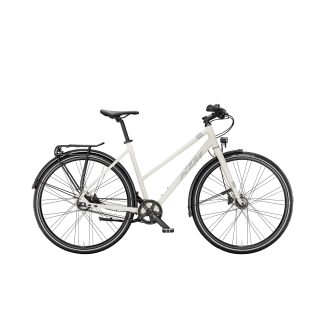 KTM KENT 11 BELT OPAL WHITE GREY női városi kerékpár