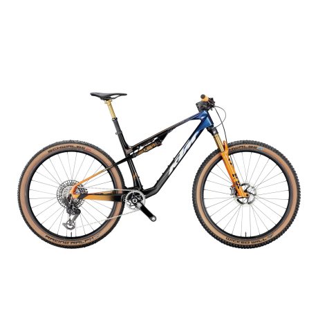 KTM SCARP MT EXONIC CARBON+BLUE+ORANGE MTB fully kerékpár