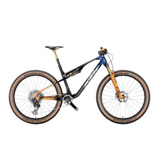 KTM SCARP MT EXONIC CARBON+BLUE+ORANGE MTB fully kerékpár