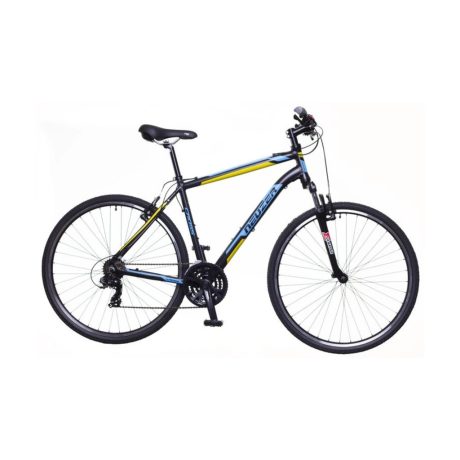 Neuzer X100 fekete-kék-sárga cross trekking kerékpár 2021
