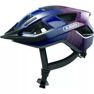   ABUS kerékpáros városi sisak Aduro 3.0, In-Mold, purple waves M (52-58 cm) sisakok