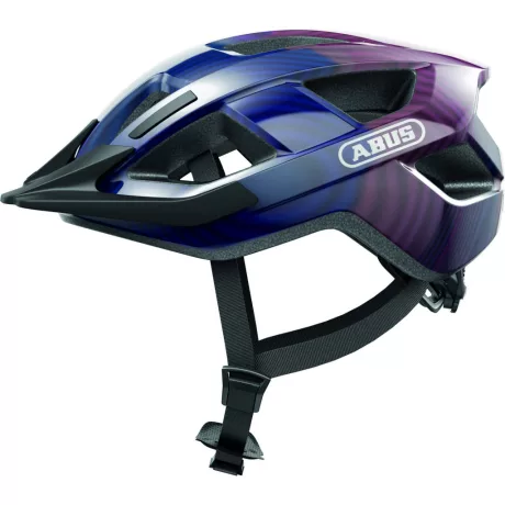 ABUS kerékpáros városi sisak Aduro 3.0, In-Mold, purple waves M (52-58 cm) sisakok