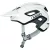 ABUS kerékpáros sport sisak Cliffhanger, In-Mold, alpine white, M (54-58 cm) sisakok