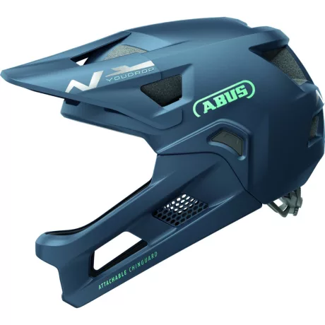 ABUS kerékpáros gyerek sisak Youdrop FF, midnight blue S (48-55 cm) sisakok
