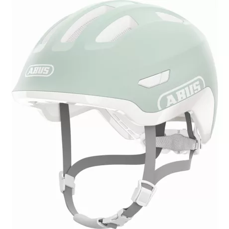 ABUS kerékpáros gyerek sisak Smiley 3.0 ACE LED, In-Mold, pure mint, M (50-55 cm) sisakok