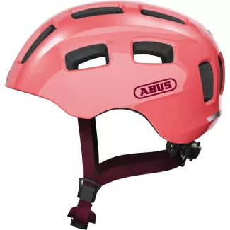   ABUS kerékpáros gyerek sisak Youn-I 2.0, In-Mold, living coral, M (52-57 cm) sisakok