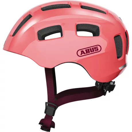 ABUS kerékpáros gyerek sisak Youn-I 2.0, In-Mold, living coral, M (52-57 cm) sisakok
