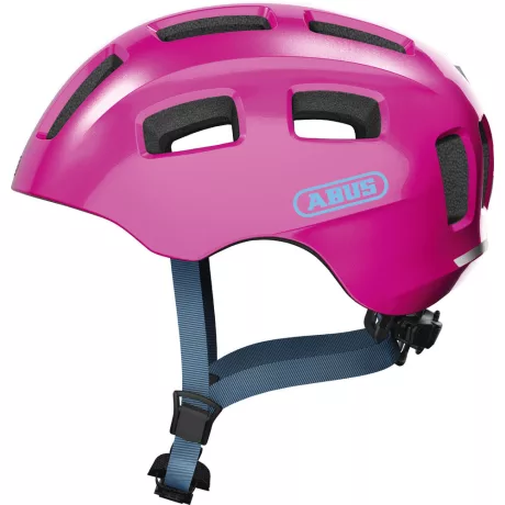 ABUS kerékpáros gyerek sisak Youn-I 2.0, In-Mold, sparkling pink, M (52-57 cm) sisakok