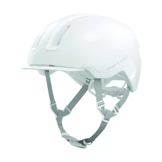   ABUS kerékpáros városi sisak Hud-Y, In-Mold, pure white, L (57-61 cm) sisakok