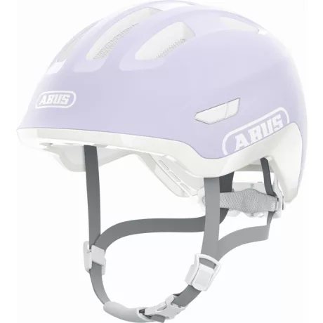 ABUS kerékpáros gyerek sisak Smiley 3.0 ACE LED, In-Mold, pure lavender, M (50-55 cm) sisakok