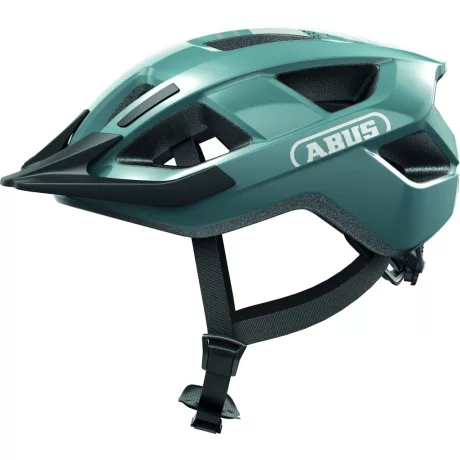 ABUS kerékpáros városi sisak Aduro 3.0 LED, In-Mold,glacier blue M (52-58 cm) sisakok