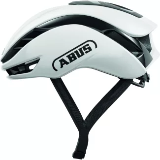   ABUS kerékpáros sport sisak GameChanger 2.0 RF kerekebb fejméretre, In-Mold, shiny white M/L (57-61 cm) sisakok